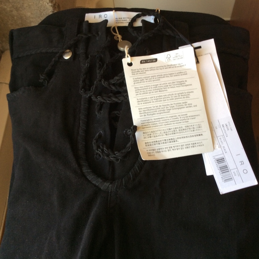 IRO lamb leather pants size small (US size 26)